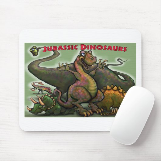 Jurassic Dinosaurier Mousepad (Mit Mouse)
