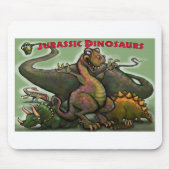 Jurassic Dinosaurier Mousepad (Vorne)