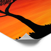 Jurassic Dinosaurier Poster (Ecke)