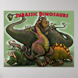 Jurassic Dinosaurier Poster