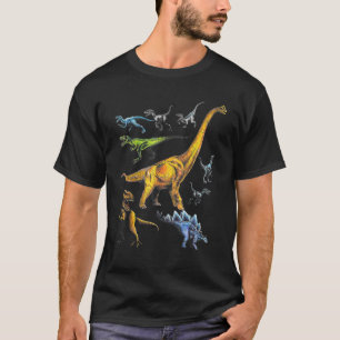 Jurassic Dinosaurier Rex Raptor Stegosaurus T-Shirt