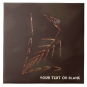 Jurassic Fossil Fliese (Vorderseite)