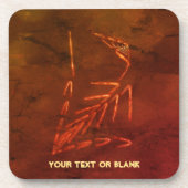 Jurassic Fossil Getränkeuntersetzer (Vorderseite)