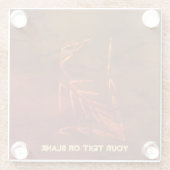 Jurassic Fossil Glasuntersetzer (Rückseite)