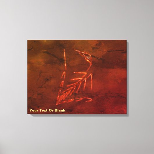 Jurassic Fossil Leinwanddruck (Vorderseite)