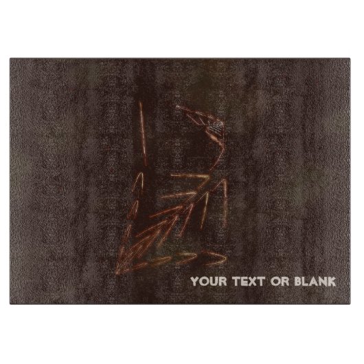 Jurassic Fossil Schneidebrett (Vorderseite)