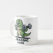 Jurassic Gains Kaffeetasse (Vorderseite Links)