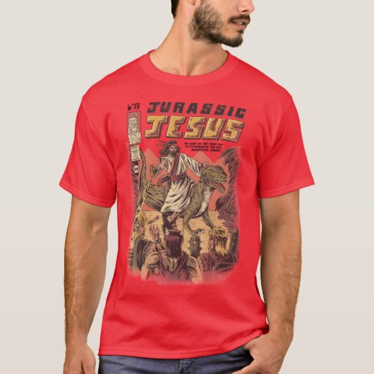 JURASSIC JESUS Mädchen T-Shirt (Vorderseite)