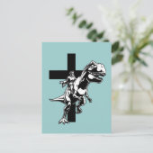 Jurassic Jesus Postkarte (Stehend Vorderseite)