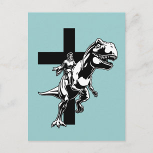 Jurassic Jesus Postkarte