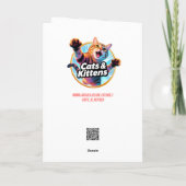 Jurassic Jingle Bell Rock Christmas Dinosaur Karte (Rückseite)