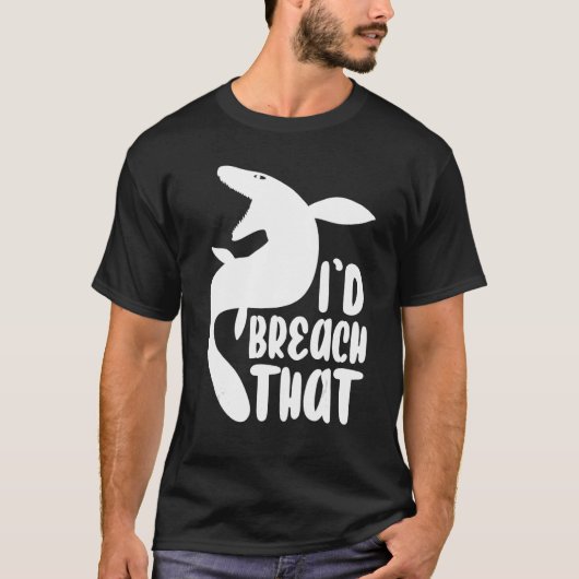 Jurassic Mosasaurus Dinosaur T-Shirt (Vorderseite)