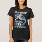 Jurassic Mosasaurus Dinosaur T-Shirt (Vorderseite)