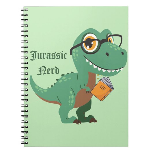 Jurassic nerd notizblock (Vorderseite)