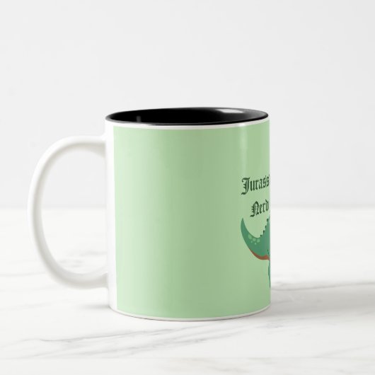 Jurassic nerd zweifarbige tasse (Links)