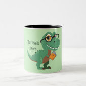 Jurassic nerd zweifarbige tasse (Mittel)