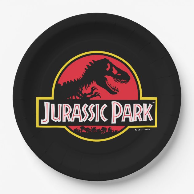 8 Dinosaurier Partyteller Saurier Einmal-Teller Dino-Pappteller für Kinder T-Rex 