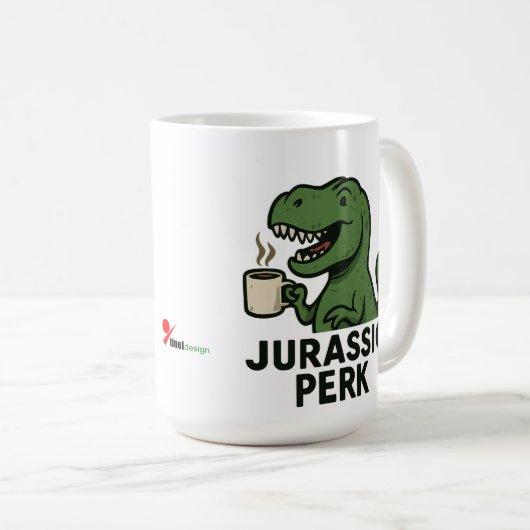 Jurassic Perk Kaffeetasse (VorderseiteRechts)