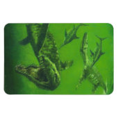 Jurassic Pliosaur Flexible Kühlschrankmagnet Magnet (Horizontal)