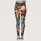 JURASSIC PORK LEGGINGS (Vorderseite)