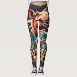JURASSIC PORK LEGGINGS