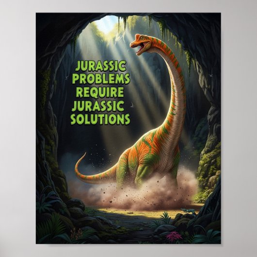 Jurassic Probleme Poster (Vorne)