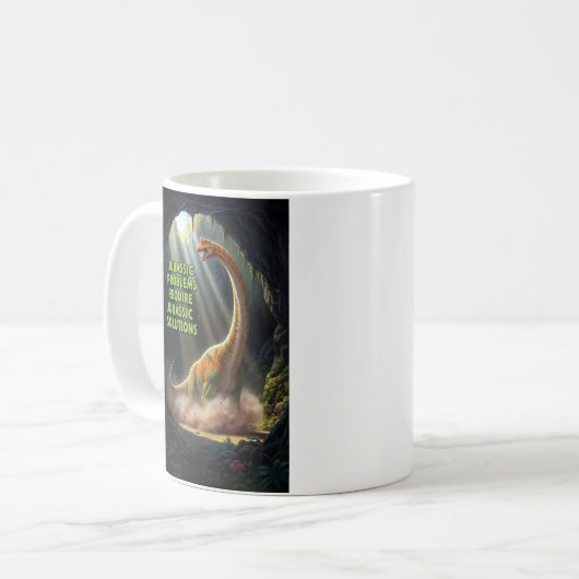 Jurassic Problems Kaffeetasse (Vorderseite Links)