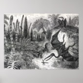Jurassic Pterodactyls Poster (Vorne)