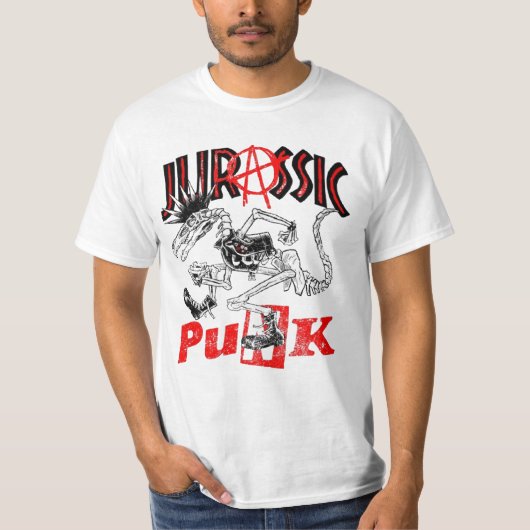 Jurassic Punk Geek T-Shirt (Vorderseite)