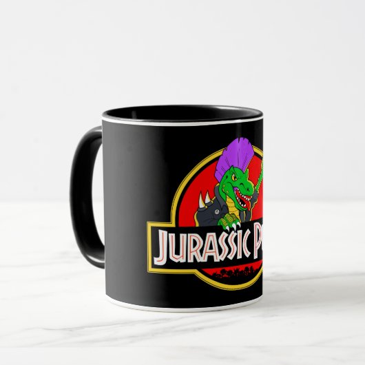 Jurassic Punk Tasse (Vorderseite Links)