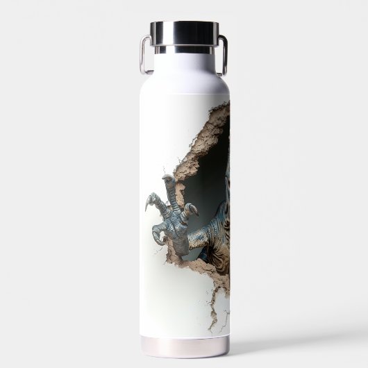 Jurassic Raptor Dinosaur Velociraptor Wasserflasch Trinkflasche (Vorne)