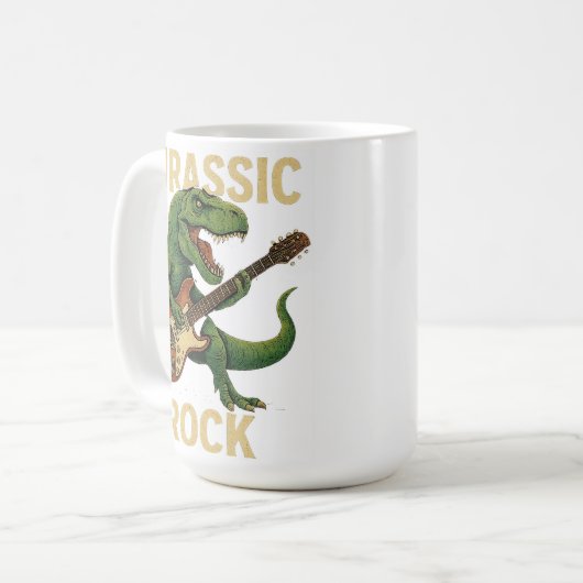 Jurassic Rock Kaffeetasse (Vorderseite Links)