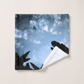 Jurassic Sky Badhandtuch Set (Waschlappen)