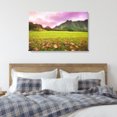 Jurassic Sunset Leinwanddruck (Insitu (Schlafzimmer))
