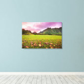Jurassic Sunset Leinwanddruck (Insitu (Holzboden))