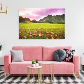 Jurassic Sunset Leinwanddruck (Insitu (Wohnzimmer))
