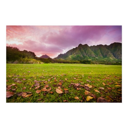 Jurassic Sunset Poster (Vorderseite)