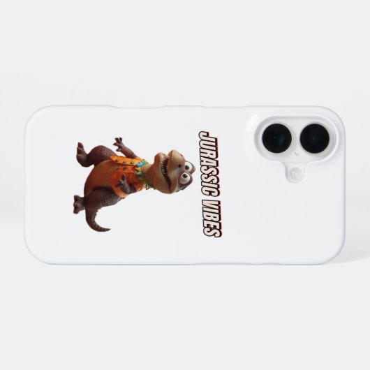 Jurassic Vibes iPhone 16 Hülle (Rückseite (Horizontal))