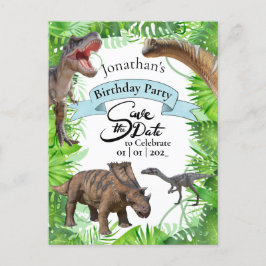 Jurassic World Dinosaurs Boys Postkarte