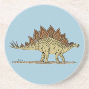 Jurassisch-Dinosaurier-Stegosaurus Getränkeuntersetzer