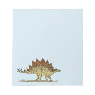Jurassisch-Dinosaurier-Stegosaurus Notizblock