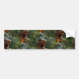 Jurassische Dinosaurier Autoaufkleber