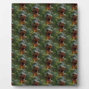 Jurassische Dinosaurier Fotoplatte