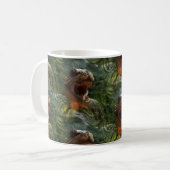 Jurassische Dinosaurier Kaffeetasse (Vorderseite Links)