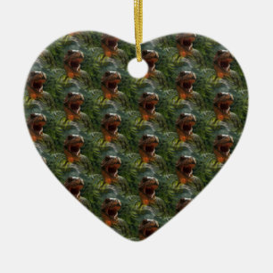 Jurassische Dinosaurier Keramikornament