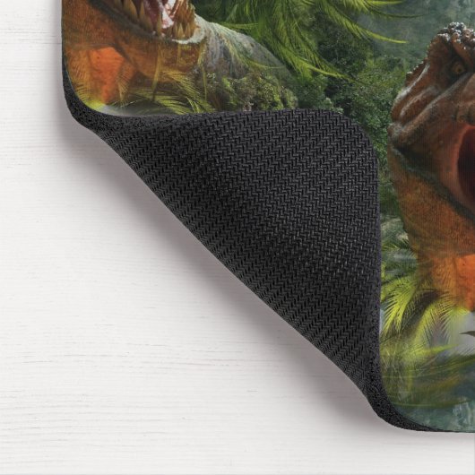 Jurassische Dinosaurier Mousepad (Ecke)