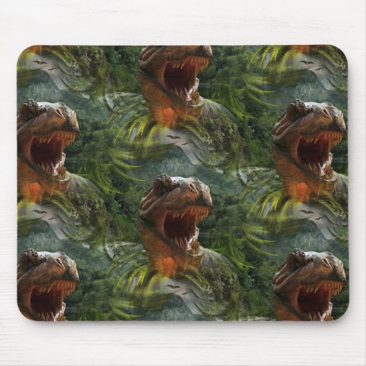 Jurassische Dinosaurier Mousepad (Vorne)