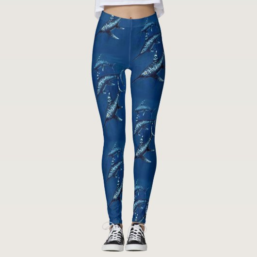 Jurassische Ichthyosaurier-Leggings. Leggings (Vorderseite)