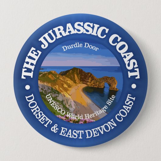 Jurassische Küste Button (Vorderseite)