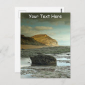Jurassische Küste, Dorset individuell anpassbar Postkarte (Vorne/Hinten)